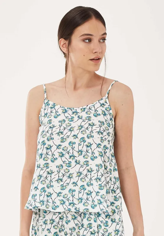 Women's Lyocell Spaghetti Strap Top Floral Print sold by Ivalo.com
