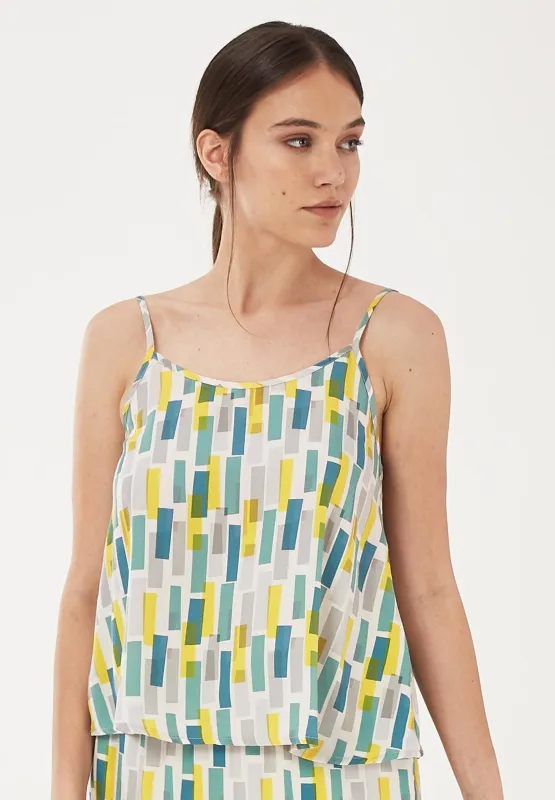 Women's Lyocell Spaghetti Strap Top Graphic Print sold by Ivalo.com