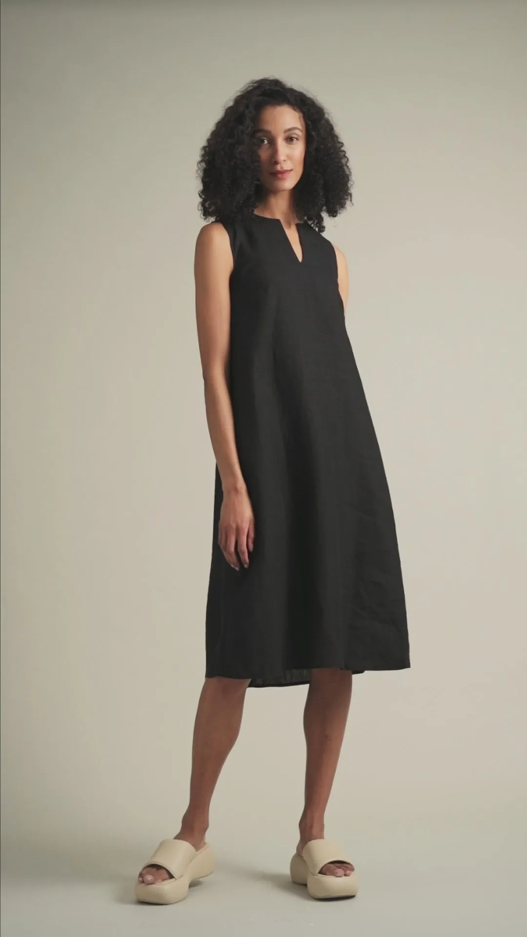 Rumar Strand Linen Midi Dress Blue sold by Ivalo.com product image thumbnail 3