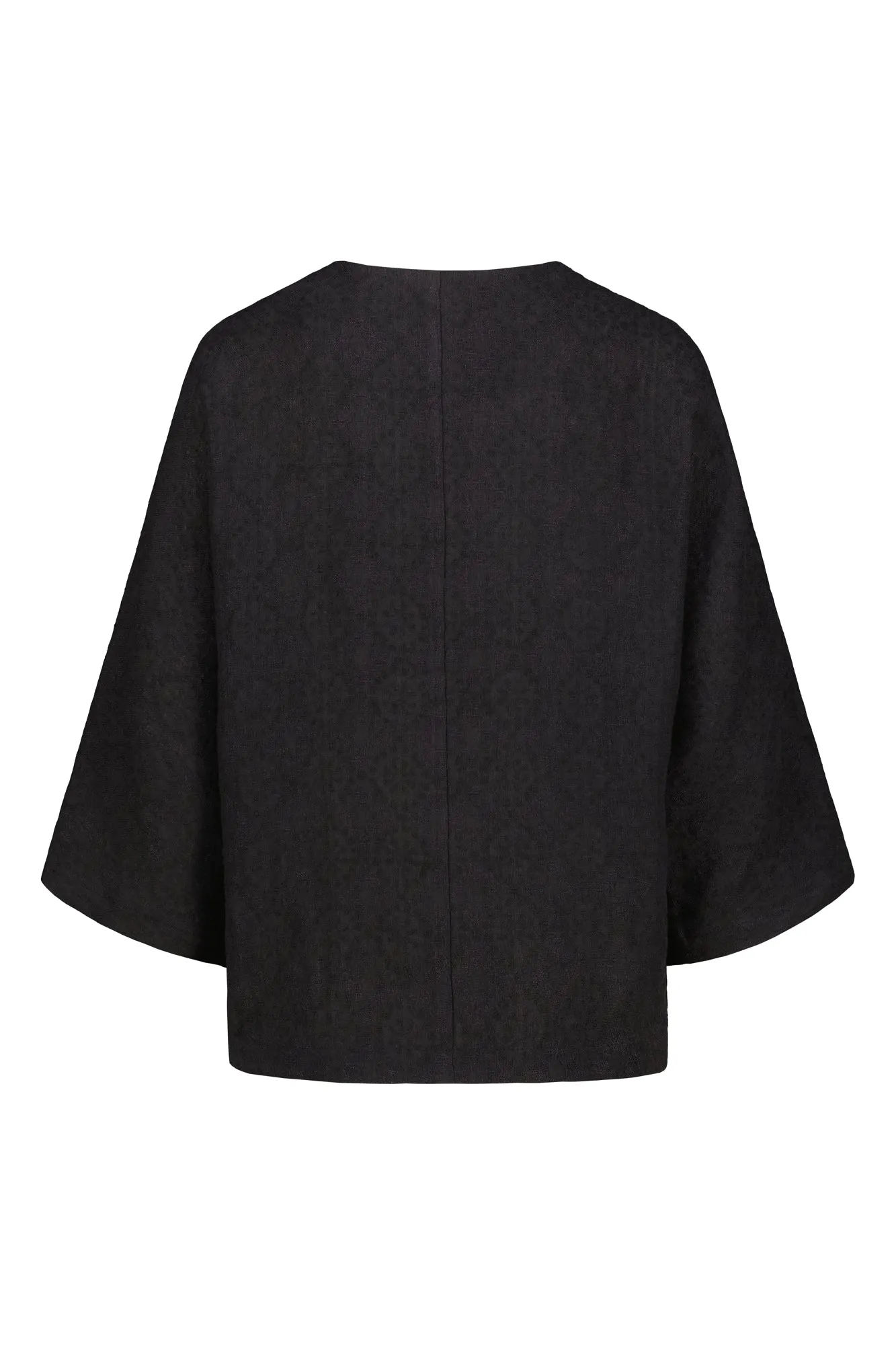 Lappo Linen-Wool Shirt Raven Black sold by Ivalo.com product image thumbnail 2