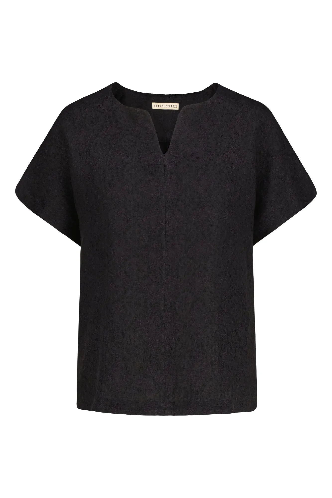 Lappo Linen-Wool Top Raven Black sold by Ivalo.com