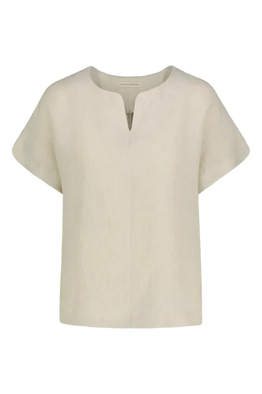 Lappo Linen-Wool Top Sand sold by Ivalo.com