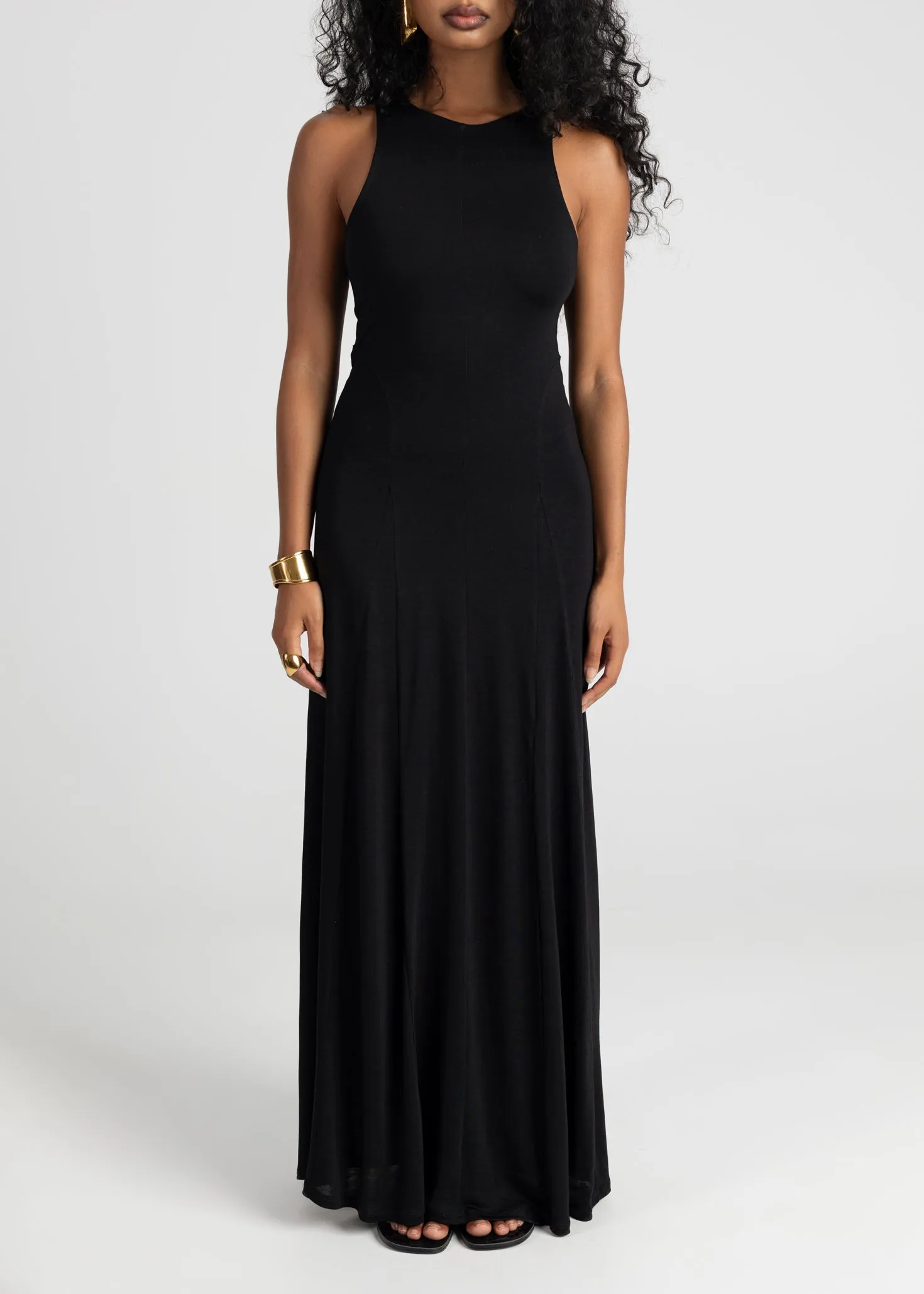 Florence Flowy Maxi Dress Black sold by Ivalo.com product image thumbnail 5