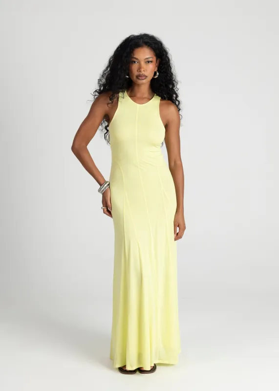 Florence Flowy Maxi Dress Lime sold by Ivalo.com