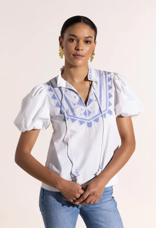 Amelia Blouse White sold by Ivalo.com
