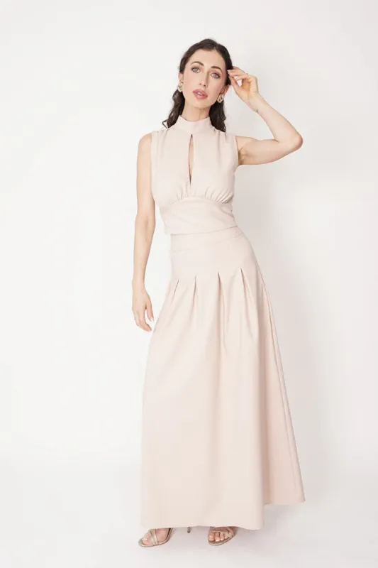 Eleonora Maxi Skirt Beige sold by Ivalo.com