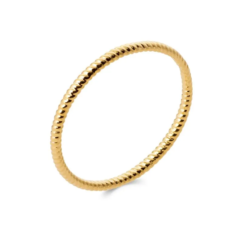 Twisted Ring Gold sold by Ivalo.com