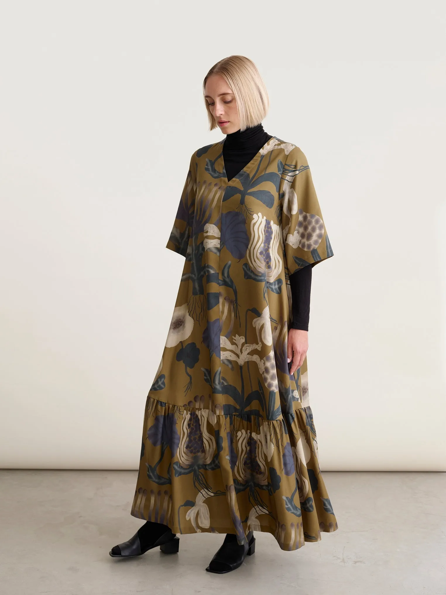 Sea Flowers Maxi Dress sold by Ivalo.com