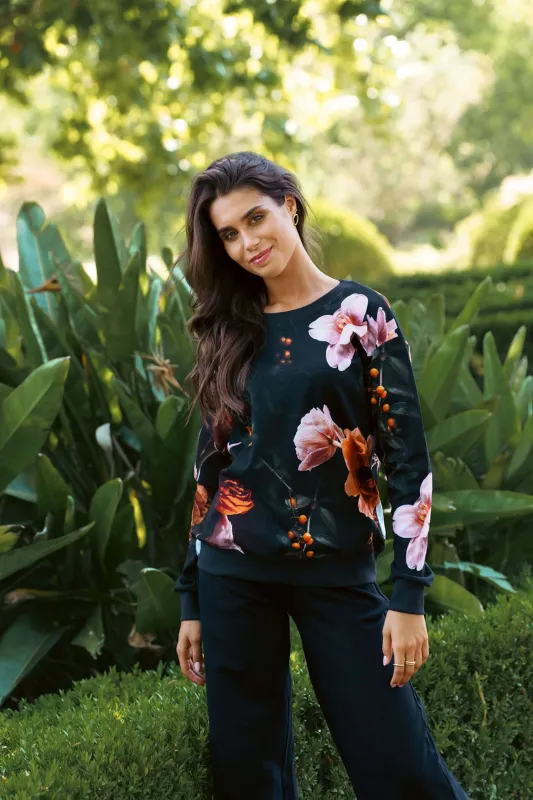 Casual Chic Print Shirt Copper Flower sold by Ivalo.com