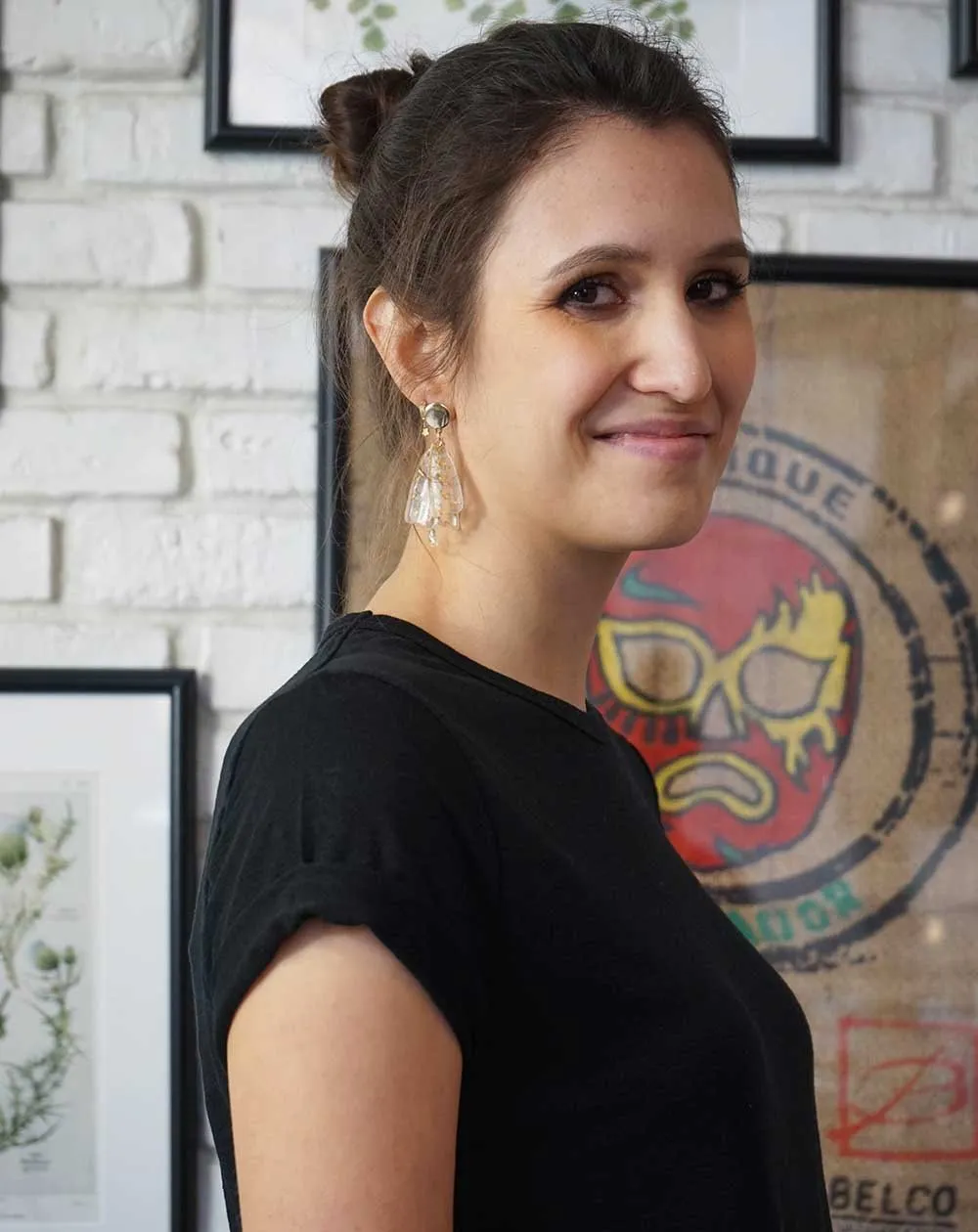 Zumoi Linen T-Shirt Black sold by Ivalo.com