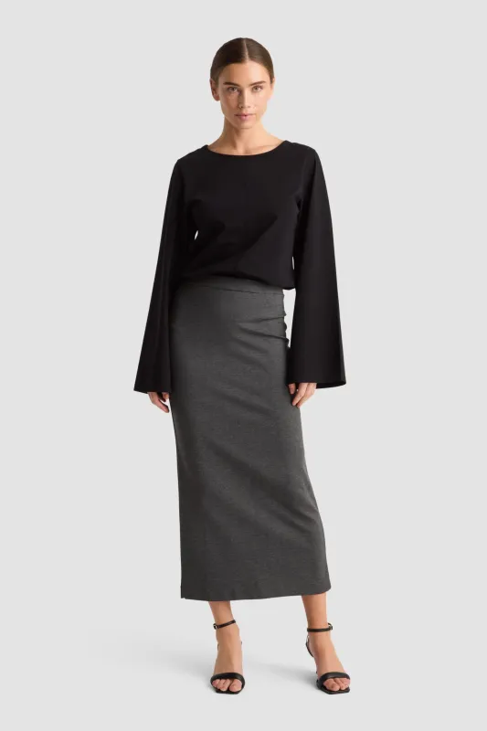 Lala Skirt Graphite Melange sold by Ivalo.com