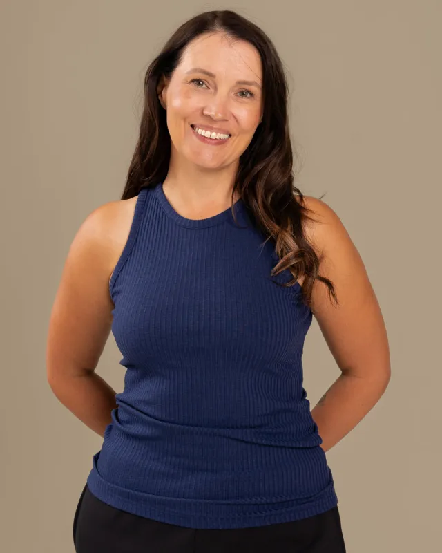 Ribbed Top Ocean Blue sold by Ivalo.com