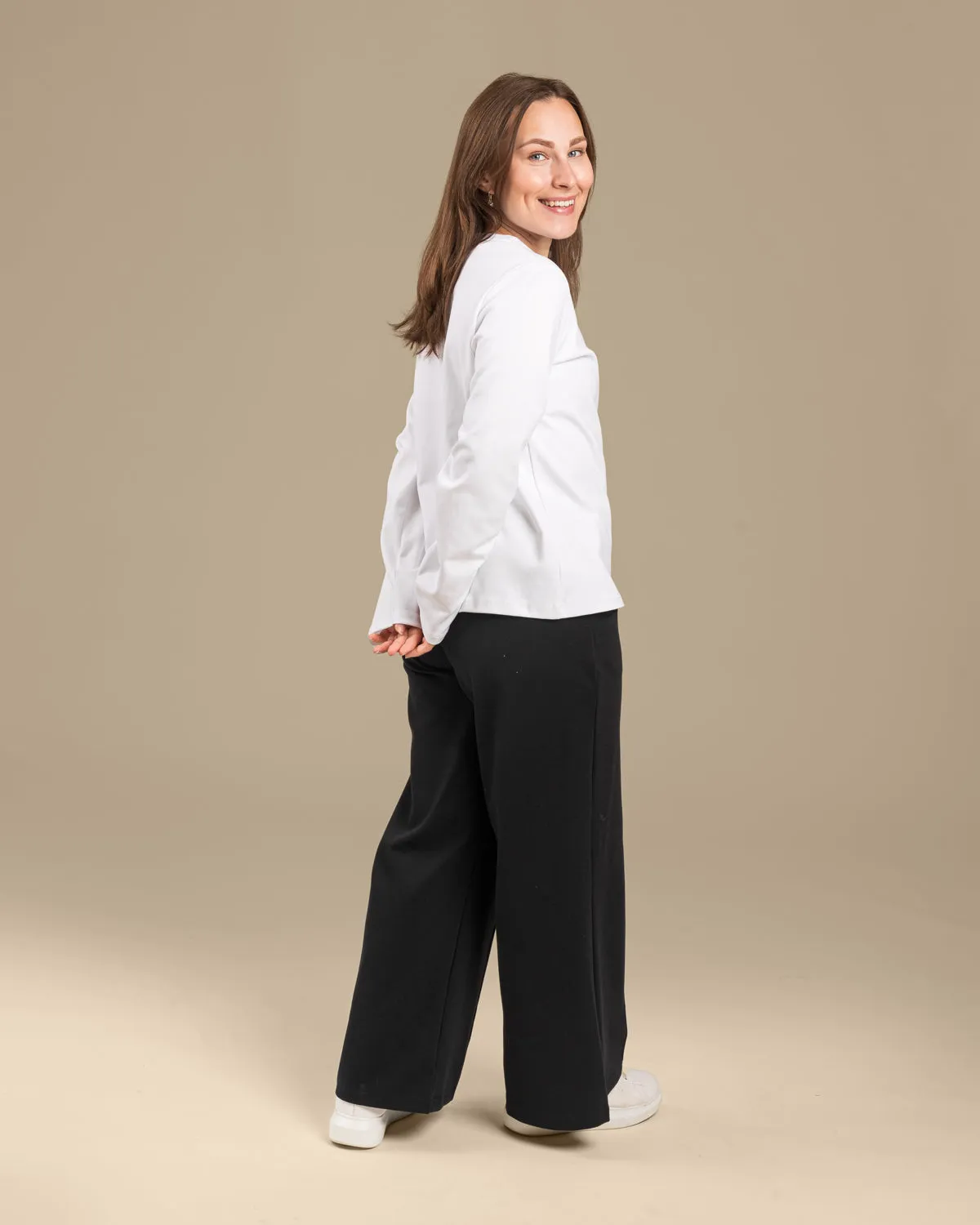 Wide Leg Pleated Pants Black sold by Ivalo.com product image thumbnail 5