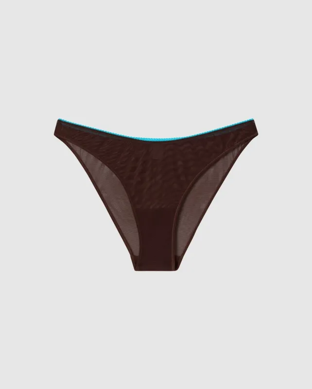 Mesh Bikini Briefs Coffee sold by Ivalo.com