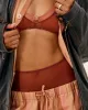 Mesh Highwaist Briefs Rust sold by Ivalo.com