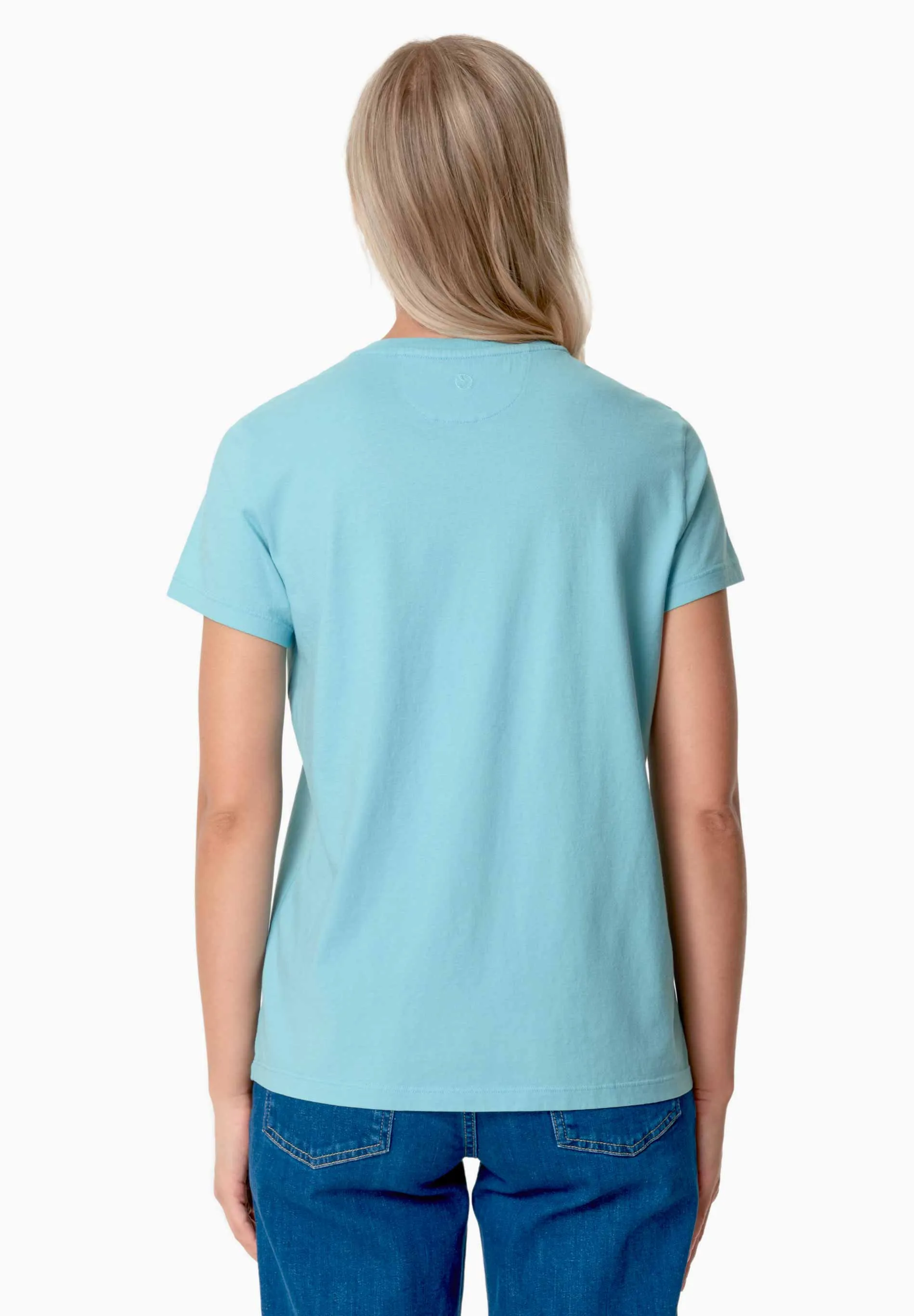 Tessa Basic V-Neck T-Shirt Retro Blue sold by Ivalo.com product image thumbnail 4