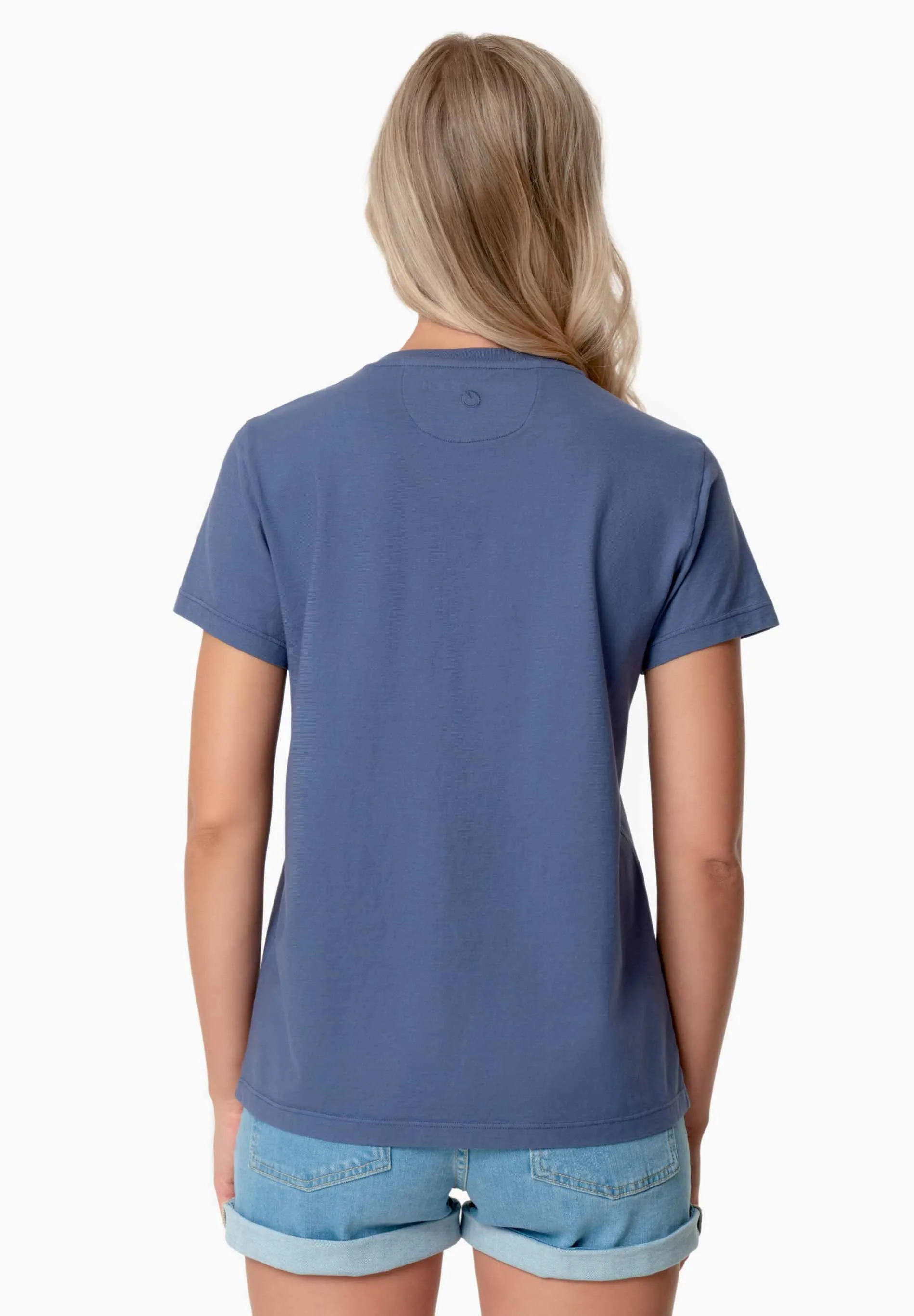 Tessa Basic V-Neck T-Shirt Honest Indigo sold by Ivalo.com product image thumbnail 4
