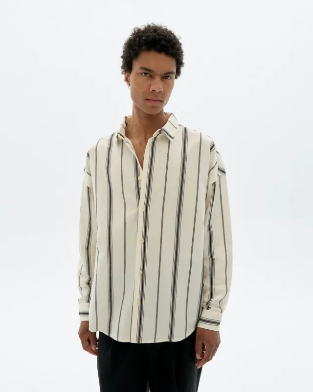 Haru Shirt White Black Striped sold by Ivalo.com