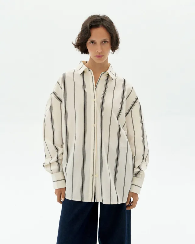 Juana Blouse Black Stripes White sold by Ivalo.com