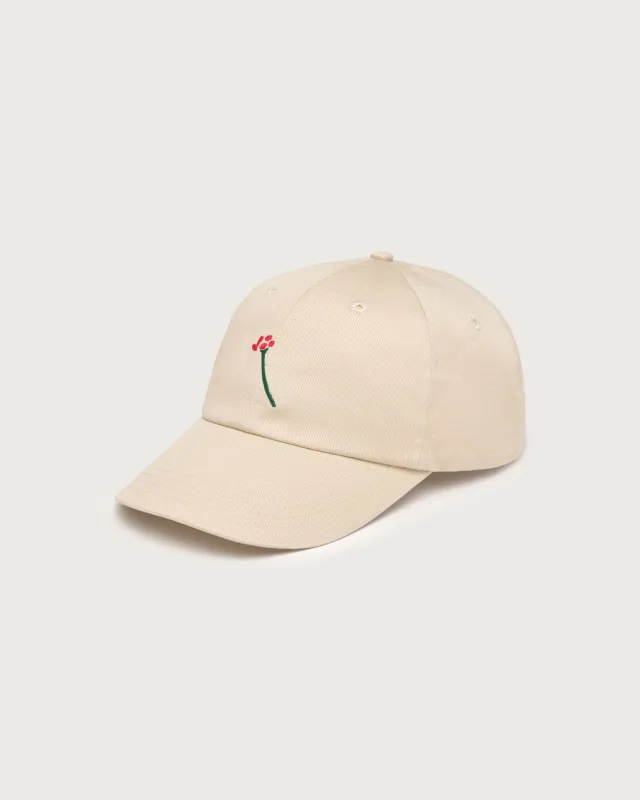 Chris Cap Embroidered Flower TM White sold by Ivalo.com