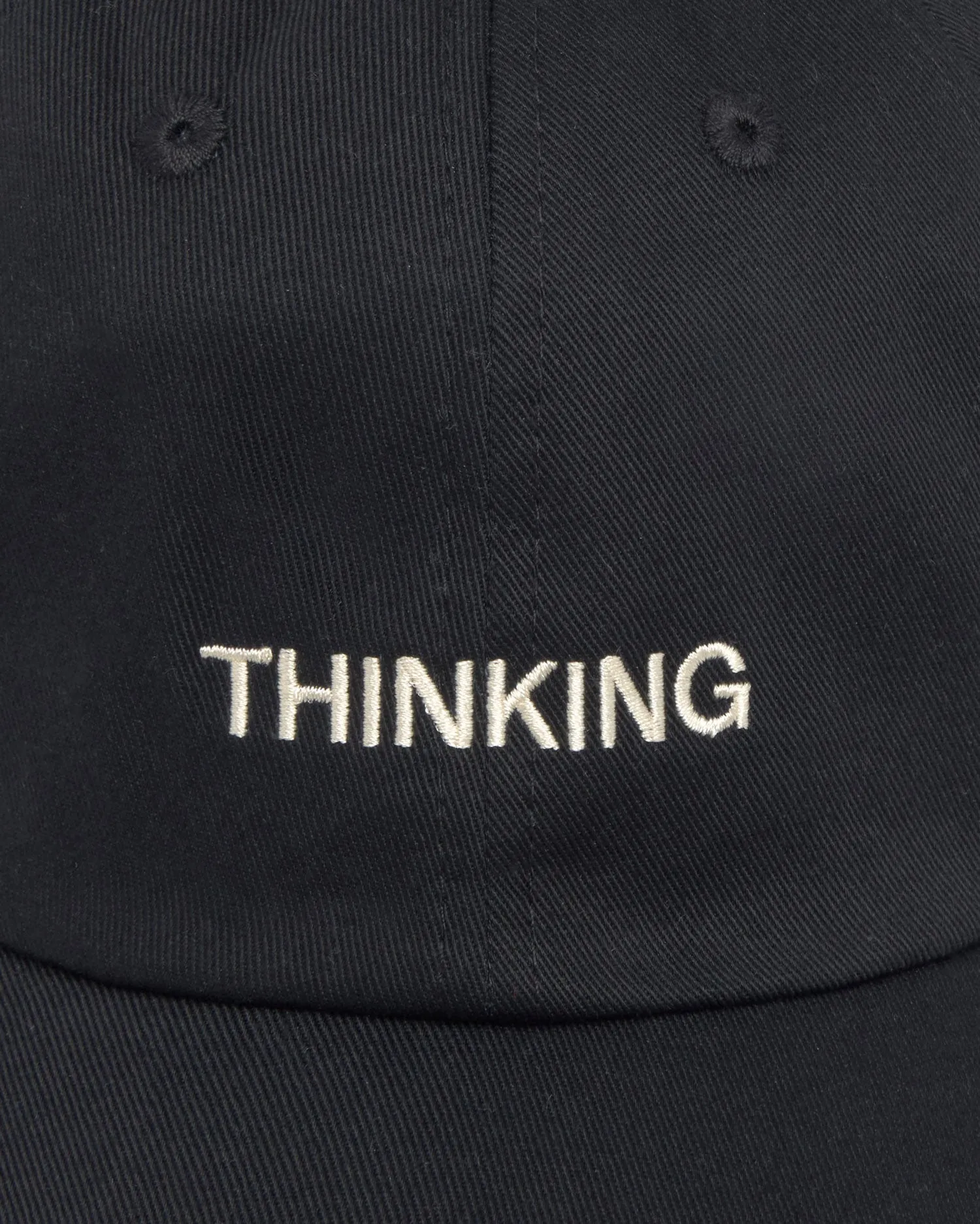 Chris Cap Embroidered Thinking Black sold by Ivalo.com product image thumbnail 5