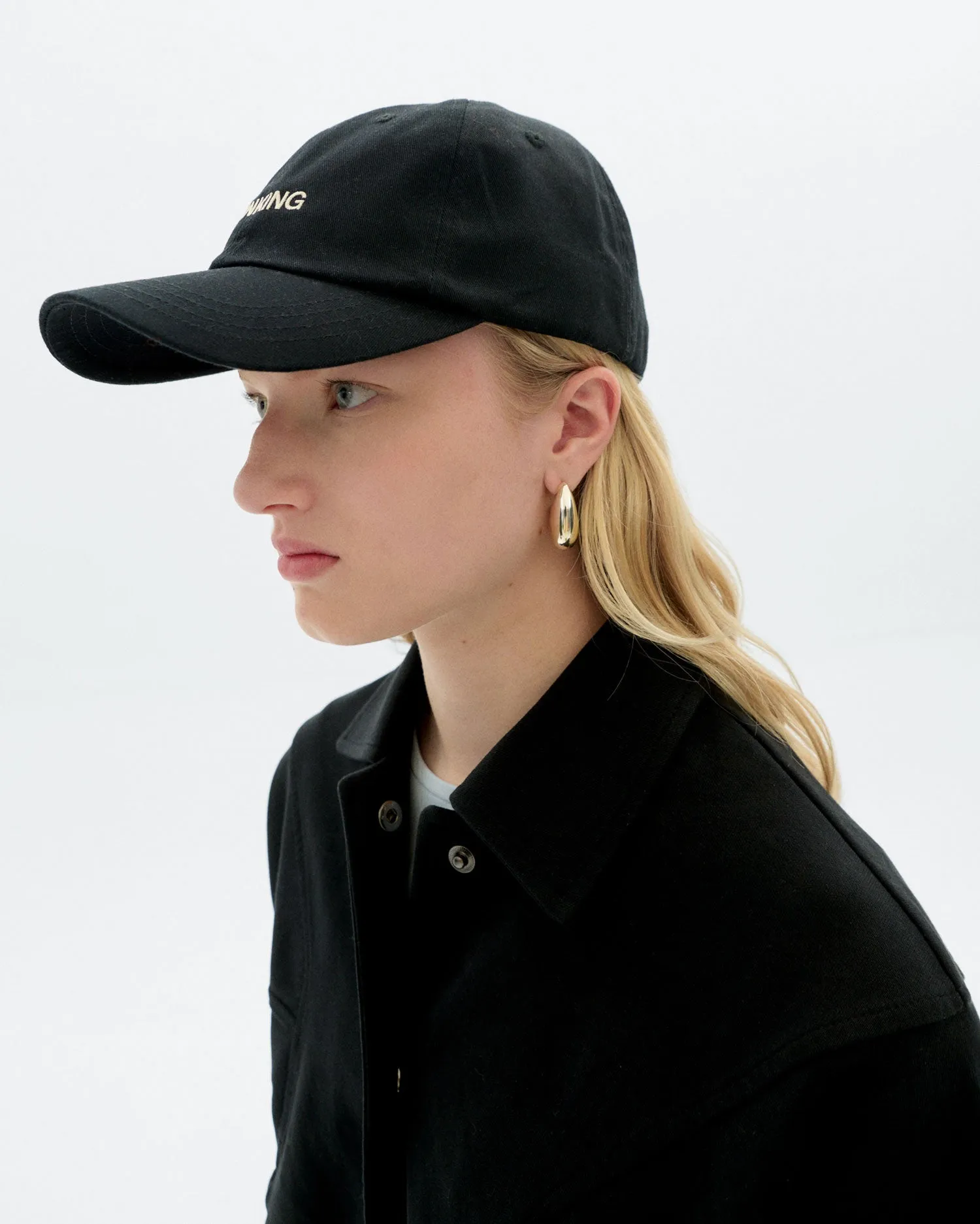 Chris Cap Embroidered Thinking Black sold by Ivalo.com product image thumbnail 2