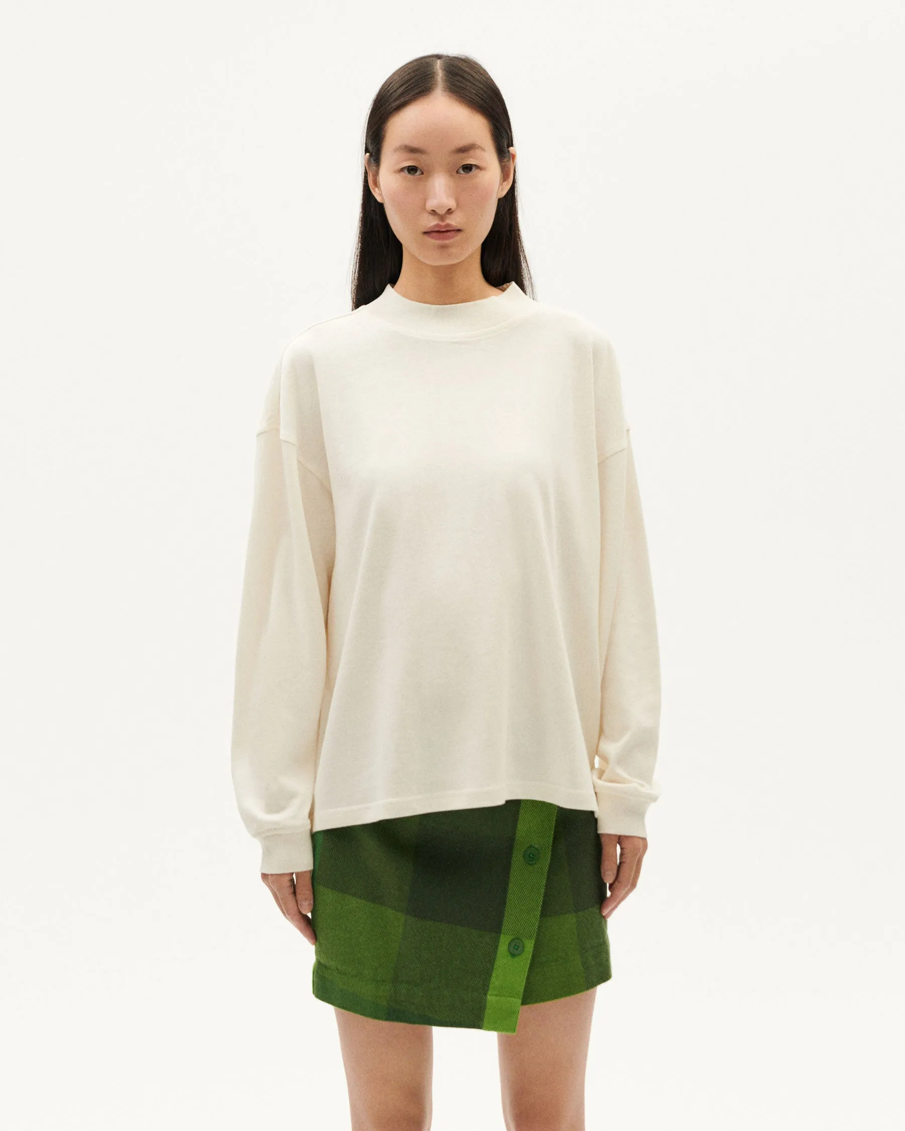 Freire Hemp Thick Long Sleeve T-Shirt White sold by Ivalo.com