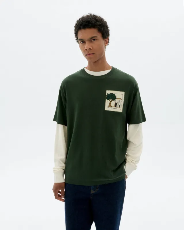 Aaron T-Shirt Embroidered House sold by Ivalo.com