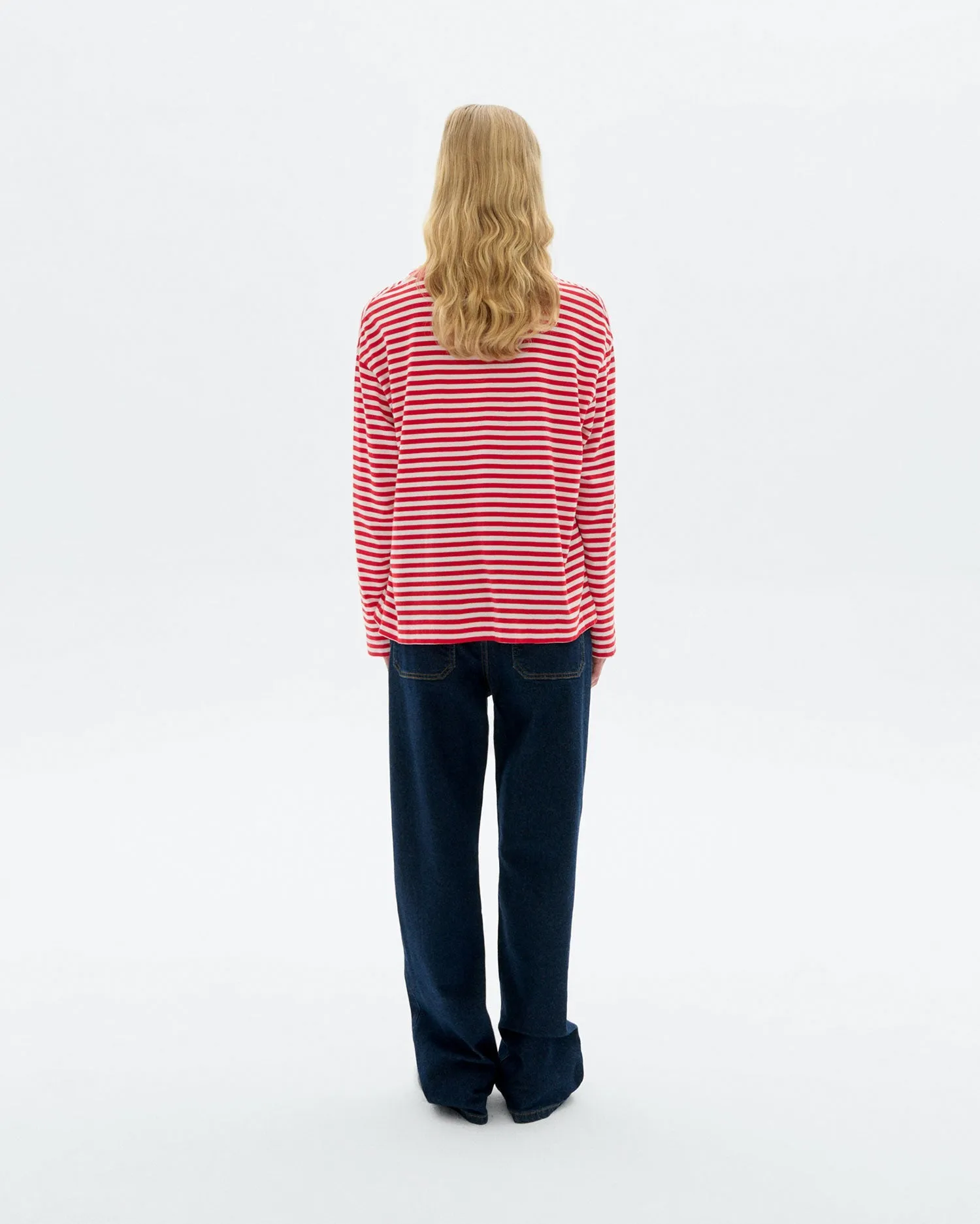 Emily R Long Sleeve Striped T-Shirt Red/White sold by Ivalo.com product image thumbnail 4
