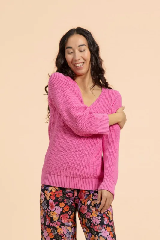 V-neck Jumper Pink sold by Ivalo.com