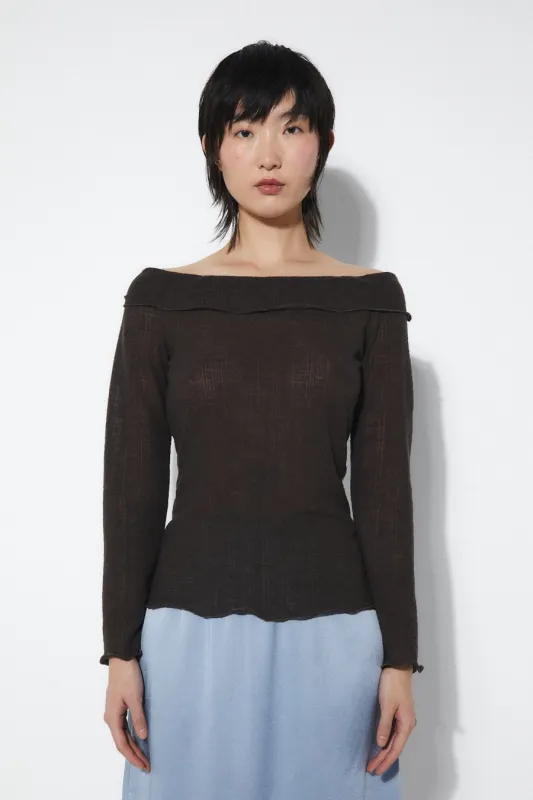 Alana Top Brown sold by Ivalo.com
