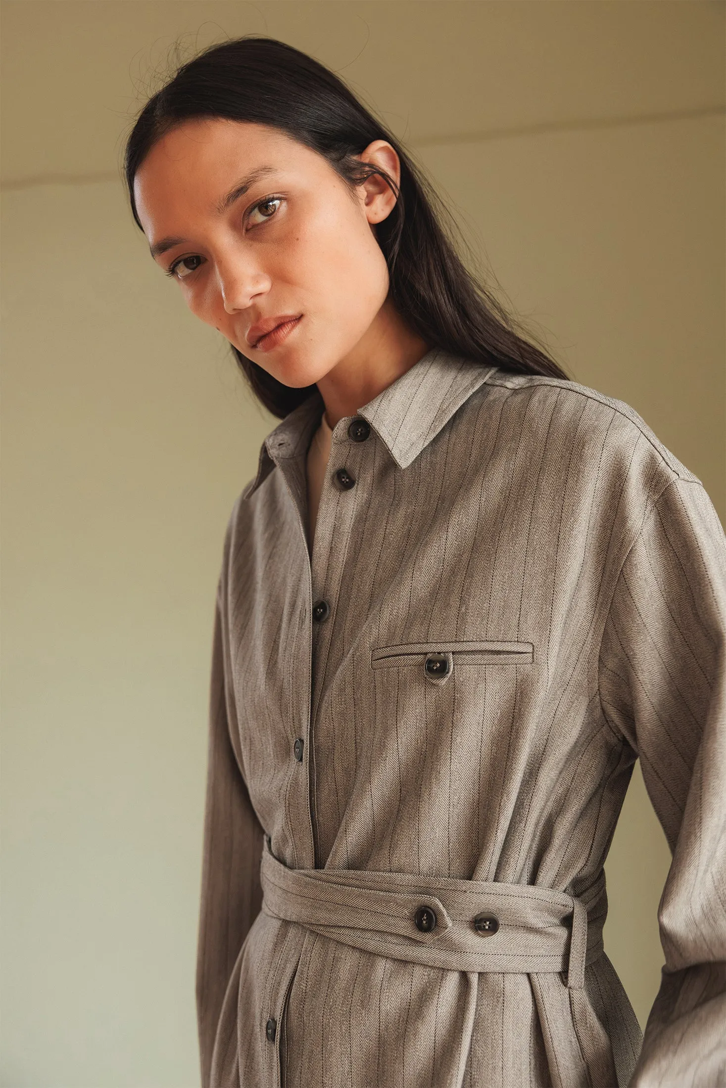 Fluid Shirt Dress Grey sold by Ivalo.com product image thumbnail 3