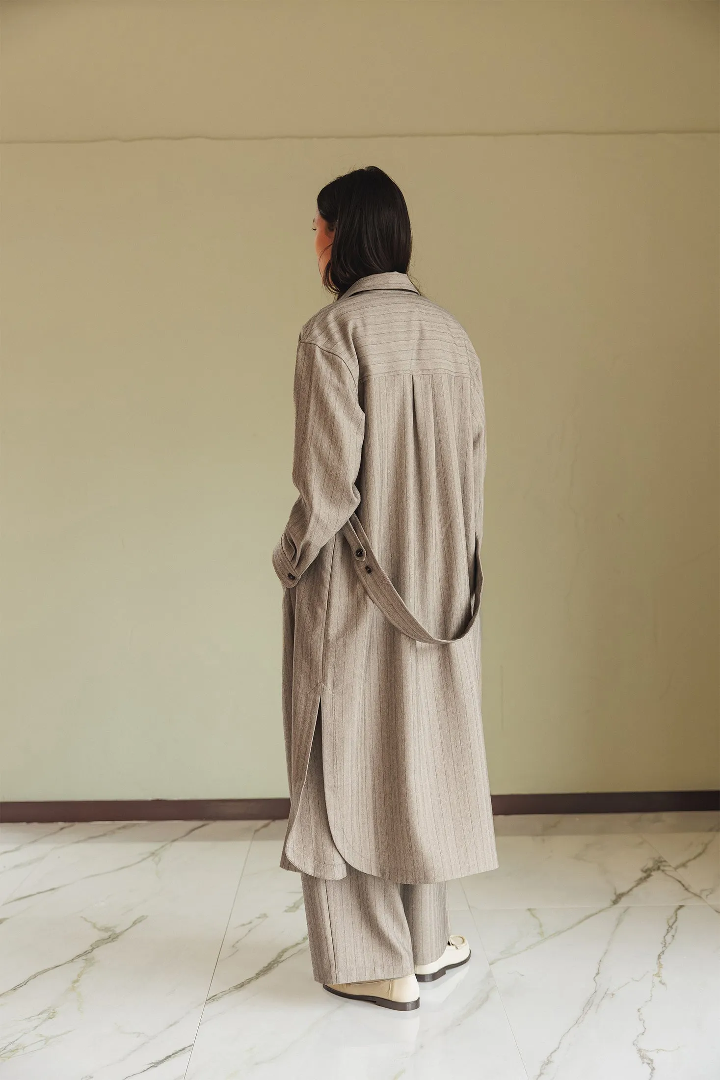 Fluid Shirt Dress Grey sold by Ivalo.com product image thumbnail 4