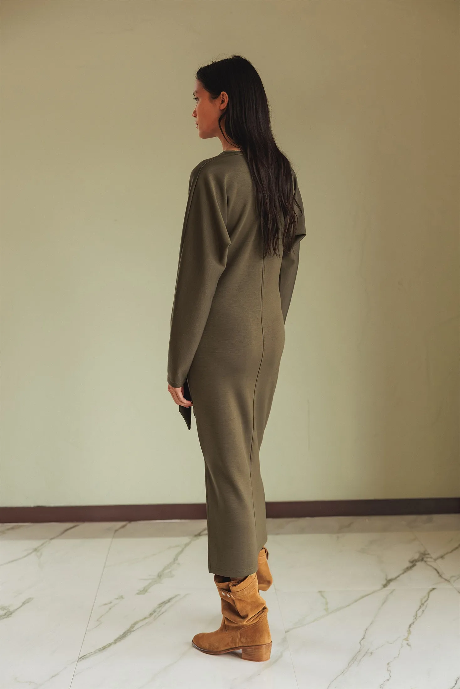 Knotted Knit Dress Green sold by Ivalo.com product image thumbnail 4