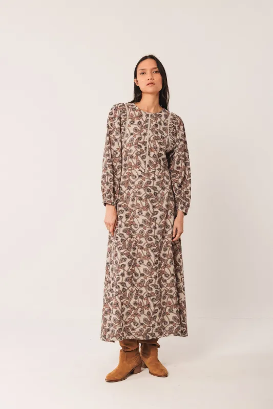 Crepe Cotton Dress Beige sold by Ivalo.com