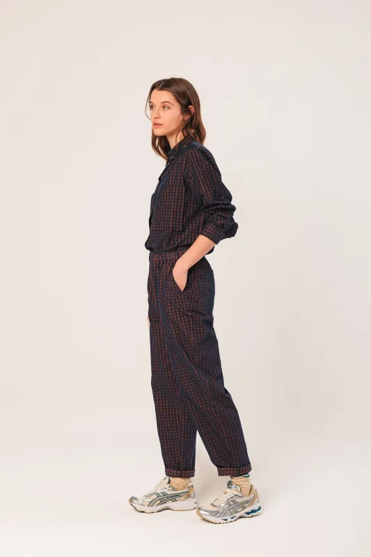 Vichy Elastic Micro-Corduroy Pant Dark Blue sold by Ivalo.com