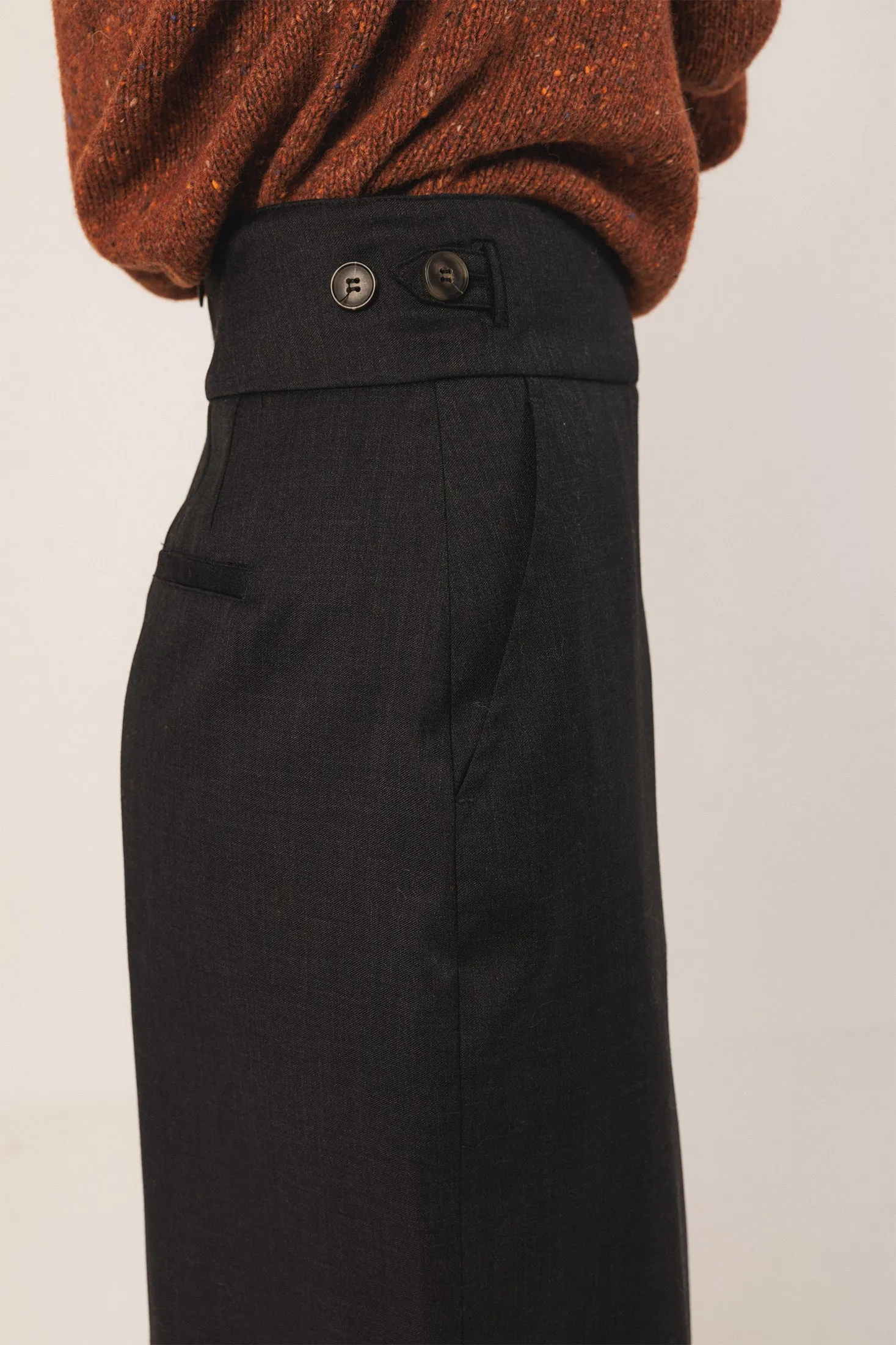 Midi Pencil Skirt Black sold by Ivalo.com product image thumbnail 2