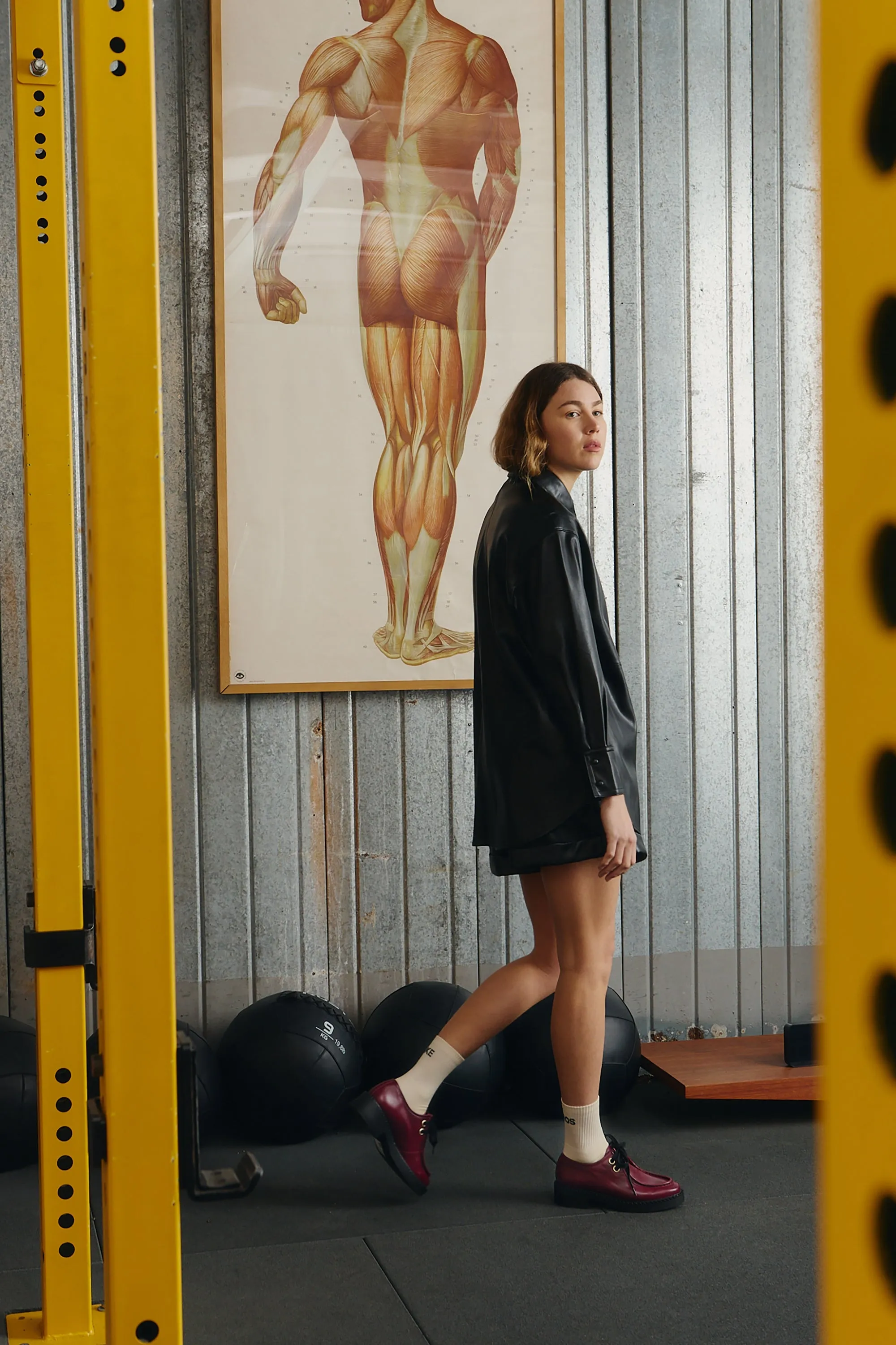 Burgundy Chunky Shoes sold by Ivalo.com product image thumbnail 3