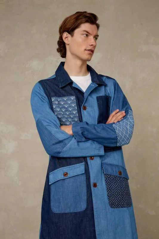 Lad Jacket Aware Denim Color Block sold by Ivalo.com