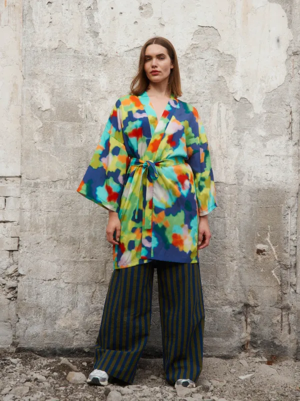 Tencel Kimono Jacket Flowerfield sold by Ivalo.com