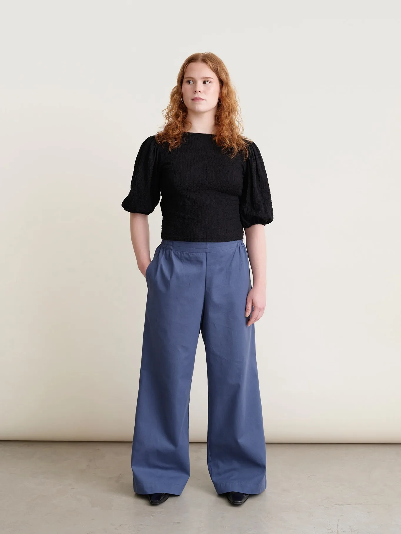 Ellie Twill Pants Vintage Indigo Blue sold by Ivalo.com product image thumbnail 3
