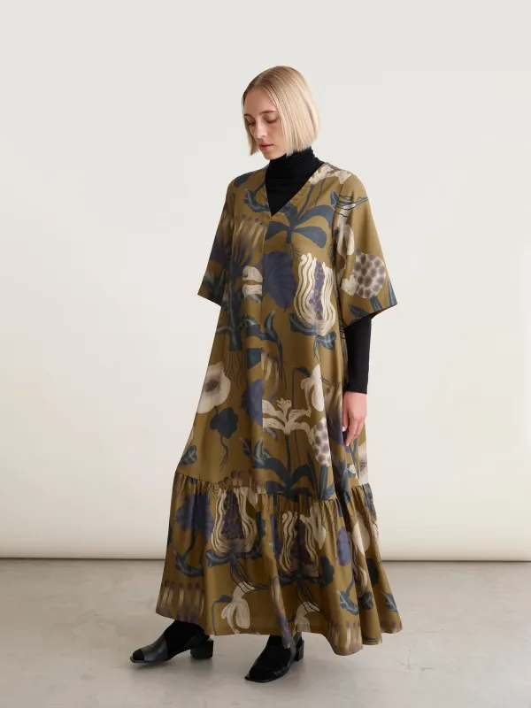 Sea Flowers Maxi Dress sold by Ivalo.com