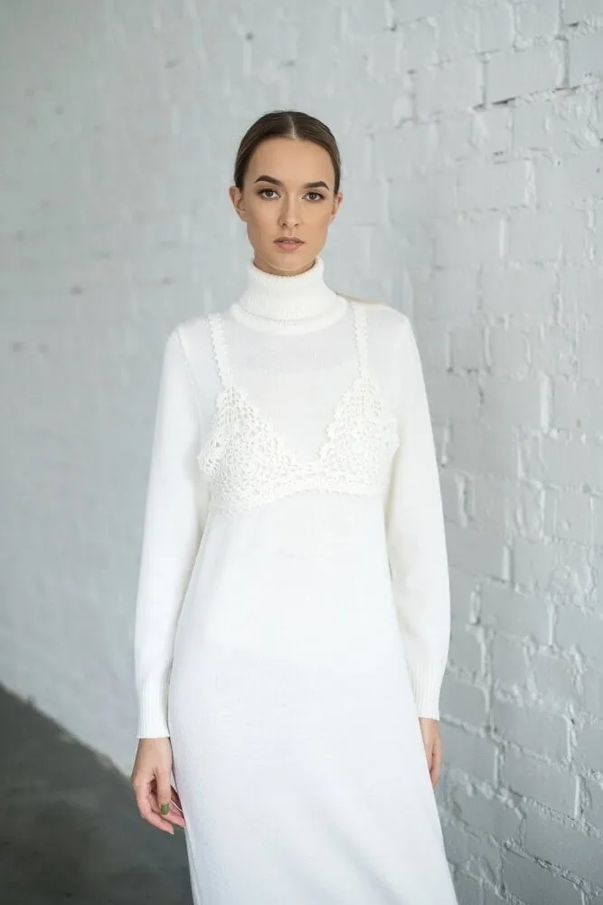 Crochet Merino Wool Bralette Top sold by Ivalo.com product image thumbnail 3