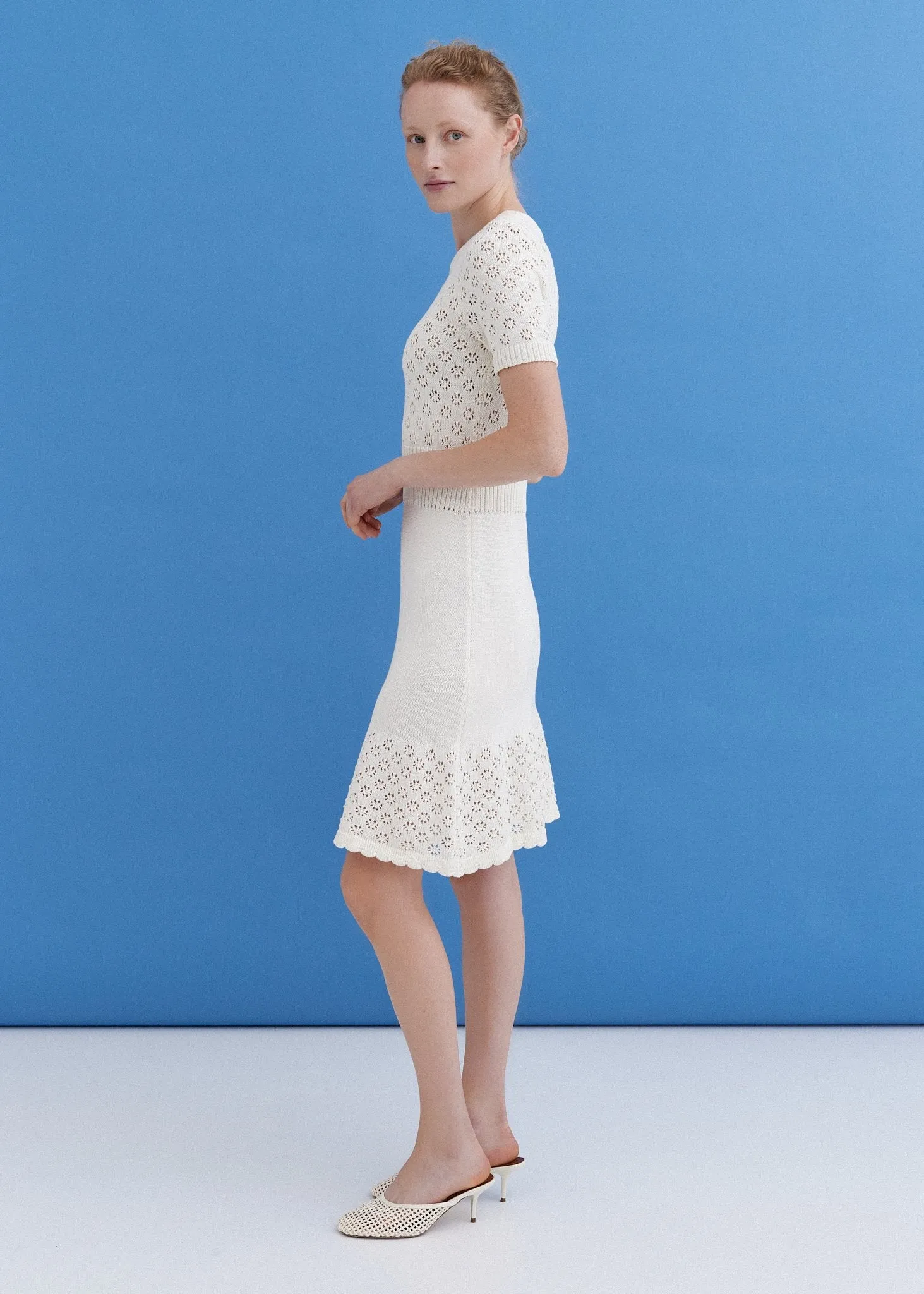 Knitted Cotton Lace Dress sold by Ivalo.com product image thumbnail 3