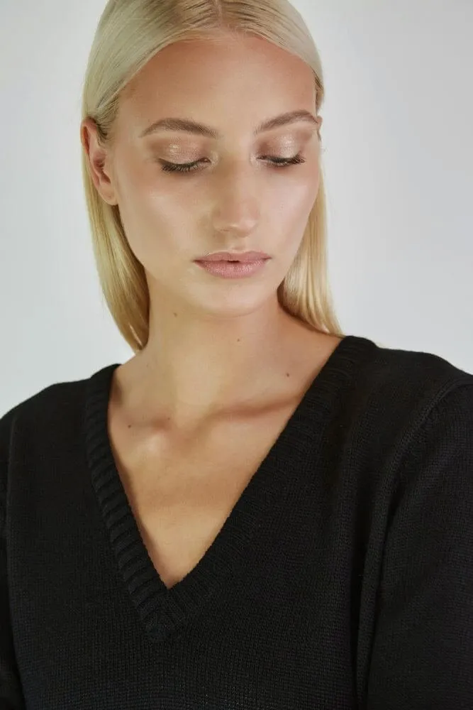 Knitted V-Neck Merino Wool Dress sold by Ivalo.com product image thumbnail 4