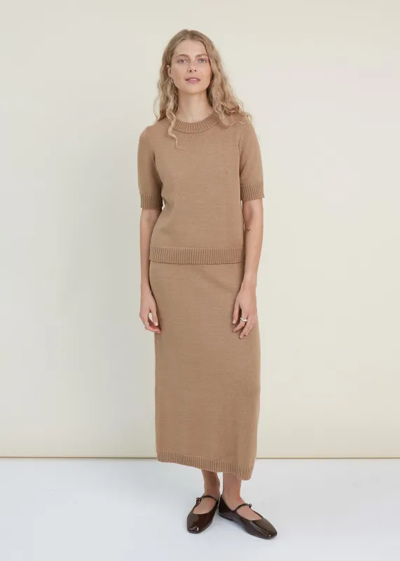 Knitted Merino Wool Skirt sold by Ivalo.com