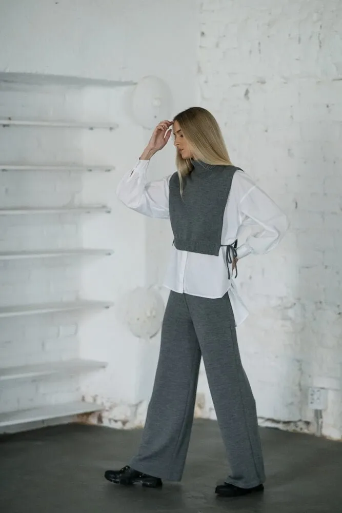 Merino Wool Turtleneck Vest sold by Ivalo.com product image thumbnail 3