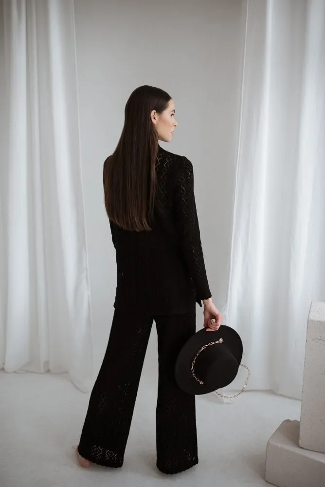 Merino Wool Lace Knit Pants sold by Ivalo.com product image thumbnail 2