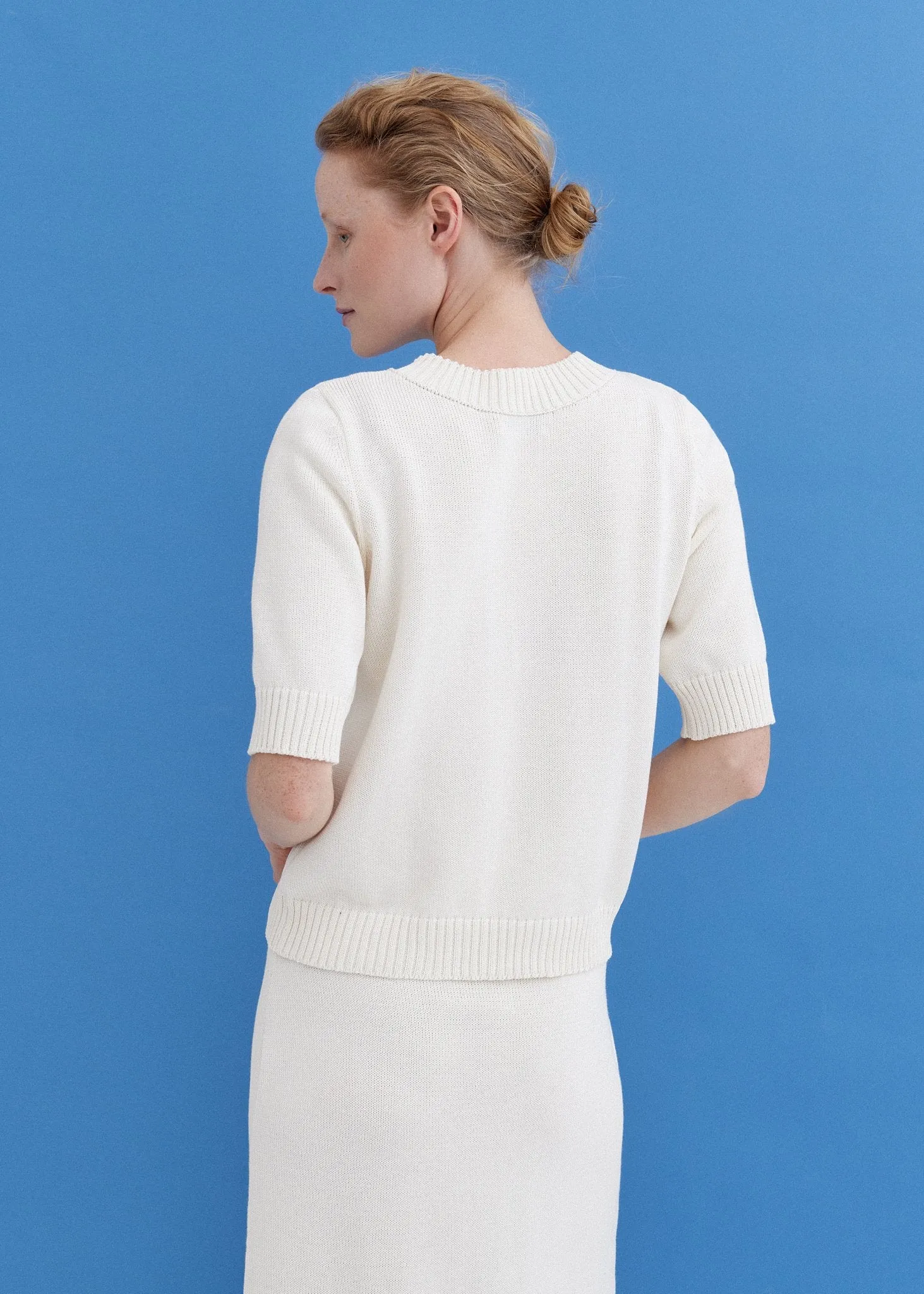 Knitted Cotton Short Sleeve Top sold by Ivalo.com product image thumbnail 5