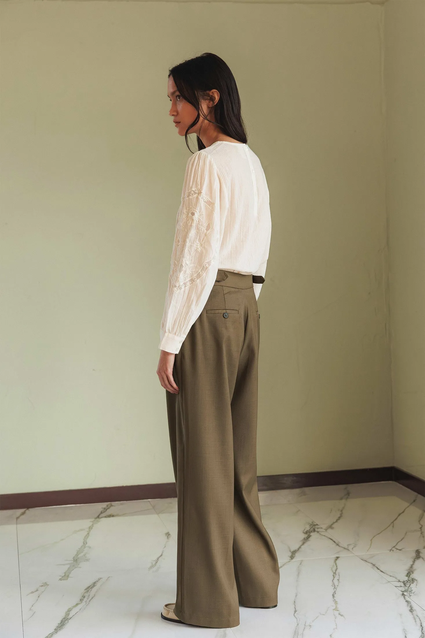 Paty Straight Pants Brown sold by Ivalo.com product image thumbnail 2